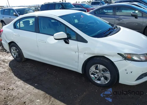 2014 Honda Civic Lx из США, поврежденный, VIN 19XFB2F51EE266161